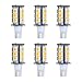 Makergroup T5 T10 Wedge Base LED Light Bulb High Brightness 12VAC/DC 3Watt 2700K-3000K for Outdoor Landscape Lighting Deck Stair Step Path Lights and Automotive RV Lights (3W 6-Pack, Warm White)