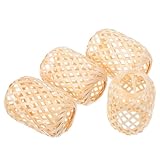 OATIPHO 4pcs Lampshades Handwoven Cage Design Soft Diffused Light Vintage Home Decor for Parties Centerpiece Decorations Dragon Boat Festival