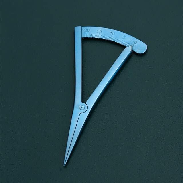 Leather Adjustable Scriber Wheel Compass With Scale Line Marking-gauge Distance Groove Gauge Device Scribing Compass Edge Device - (Color: D Titanium Alloy)