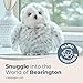 Bearington Collection Snowy Owl Plush Stuffed Animal - 8-Inch Soft & Fluffy Modern Design - Cuddly Stuffed Owl Plush Toy - for Kids & Babies