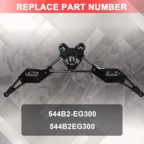 544B2-EG300 Front Subframe Crossmember Brace Bracket, Replacement for Infiniti EX35 EX37 G25 G35 G37 M35 M45 M37 M56 2007-2013, Front Suspension Bar Assy-Cross Part# 544B2EG300 by Cilipnsi - Image 3