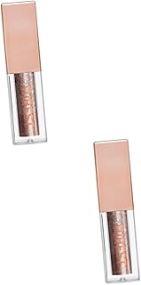 2 Peças Sombras Sombras Para Os Olhos Sombra Líquida Brilhante Sombra Brilhante Sombra Para Os Olhos Glitter Delineador Líquido Sombra De Pigmentação Delineadores Brilhantes