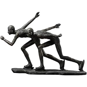 Seasonal Décor American Style Nostalgia Retro Skater Statue Sports Figure Arts Sculpture Resin Crafts Home Decoratio