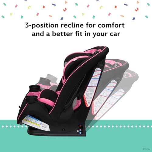 Disney Baby Grow and Go All-in-One Convertible Car Seat, Infant to Toddler Carseat, Simply Minnie 2 — view 3