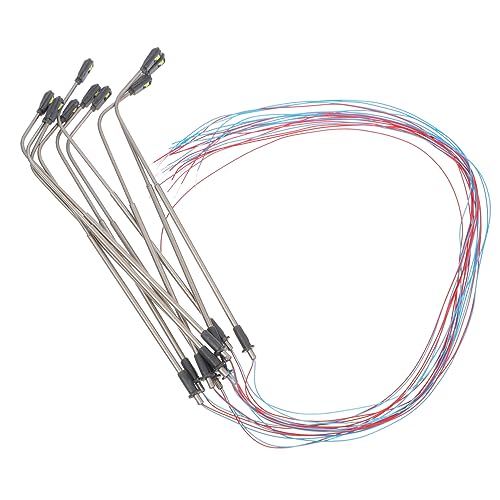 SEWOART Led Simulated Street Light Model 1/150 Scale 10pcs Pack for Model Layout Decor Random Color