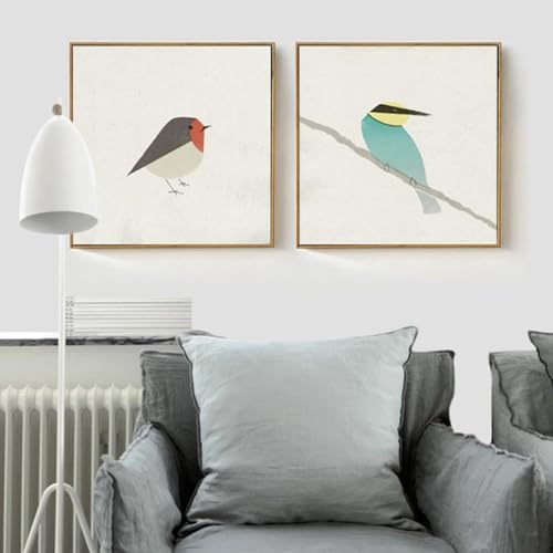 Affiches et impressions sur toile nordique de guêpier déco murale salon