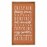 flangairy 23.6 inch Fall Wall Art Sign