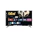 HYE 55 Inch Frameless QLED 4K UHD Smart Display With Wi-Fi, Bluetooth, HDMI & USB – Sleek Flat-Screen For Living or Bedroom – 55" TV 55QLEDS2008 [2025]