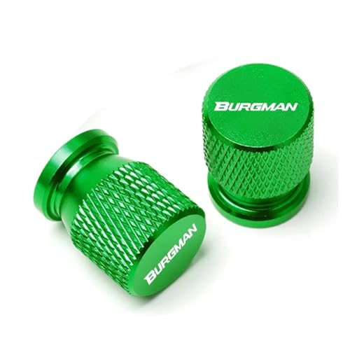 Reifen CNC Ventilmündel Für Suzuki Burgman 400 125 200 650 AN125 AN400 AN650 Zubehör: 2 Stück Reifenventilkappen, Wasserdicht, Staubdicht(6)