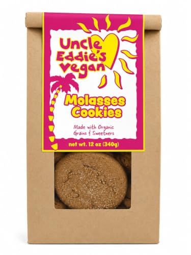 Uncle Eddie's Vegan, Organic Molasses Cookie, 12 oz