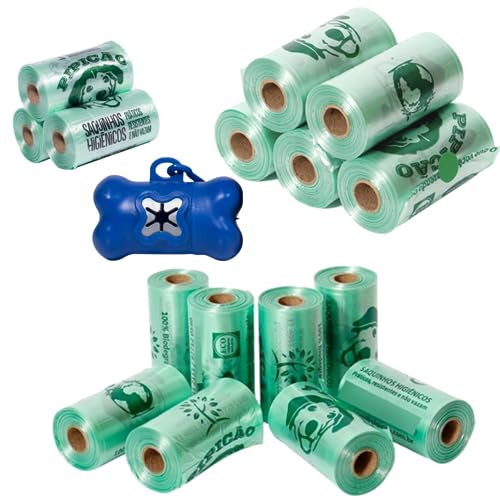 16 Rolos Refil De Saquinhos Cata Caca -240 Saquinhos Coletor