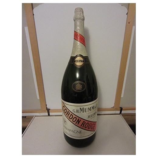 GH Mumm & Co Cordon Rouge Brut Champagne France Giant Methuselah Empty (6L) 6 Liter Factice Dummy Bar Display Bottle