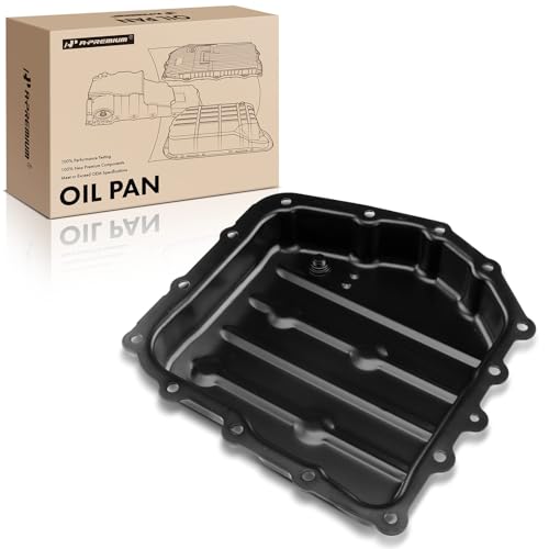 A-Premium Transmission Oil Pan Sump with Plug Compatible with Chrysler