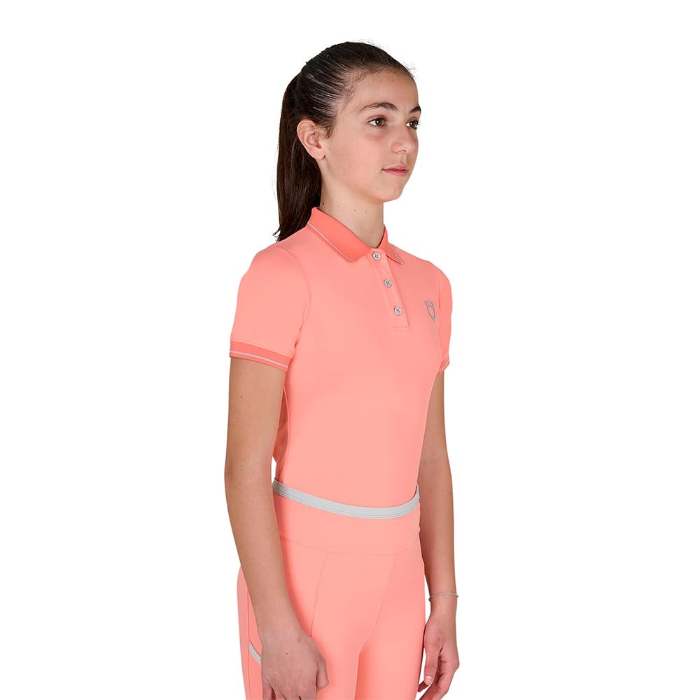 Equestro Technical Training Junior Short Sleeve Polo 10 Years