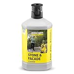 Kärcher 62957650 Detergente per pietra e facciate, 1 litro, Black, Stone Cleaner