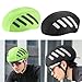 MINGMU Mountain Bikes Helmets Rain Cover with Reflectives Strips Waterproofs Bicycles Helmets Cover Breathable Cyclings Helmets Cover Rainproofs Windproofs Bikes Rain Cover, Black