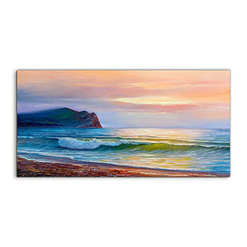 Art Murale Acryl Photo Sea Sunset pour Sublimer la Chambre à Coucher