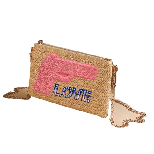 Farm4Far Women Woven Bow-Tie Lace Shoulder Bag