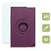Produktbild Drehbare Hülle mit Standfunktion für Samsung Galaxy Tab A (2019) 10.1 inkl. Schutzfolie in Purple mit automatischer Sleep- und Wake-Up-Funktion [passend für Modell SM-T510, SM-T515]