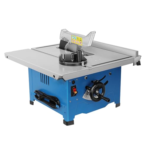 Sierra de Mesa Mini de 8 Pulgadas con Corte Inglete de 45°, Cortadora de Banco Compacta para Carpintería, Herramienta para DIY en Casa y Corte de Materiales