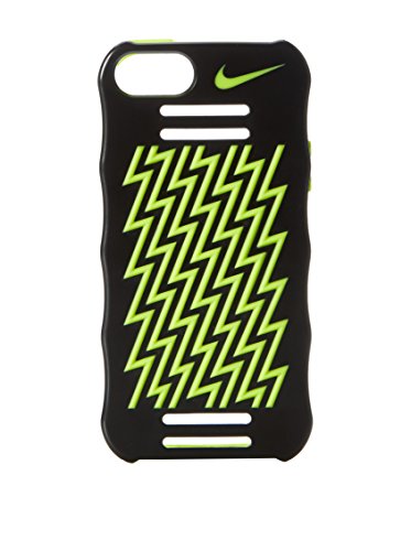 Nike iPhone 5/5s Cellphone Case, Black/Volt, One Size