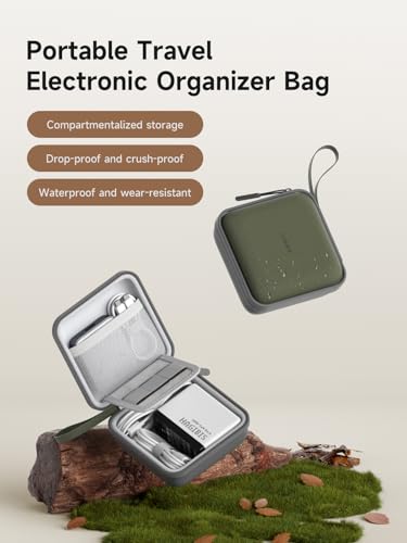 Hagibis Bolsa organizadora de eletrônicos para viagem, bolsa organizadora de cabos, estojo portátil