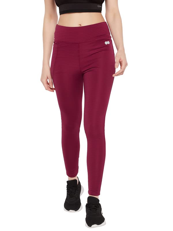 Image of Clovia Women's Snug Fit High-Rise Active Tights