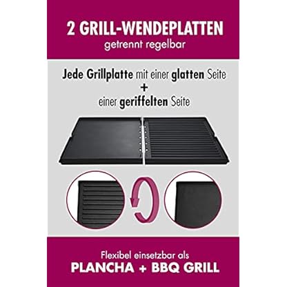 Design Tischgrill Plancha & BBQ – Bild 4