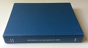 Hardcover Concordance to the Sermons of Zeno (Philological Monographs} Book