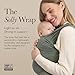 Solly Baby Wrap, Buttery-Soft Baby Carrier Newborn to Toddler 8-25 Lbs., Lightweight & Hands-Free Infant Wrap, Breathable Summer Carrier, Baby Wearing & Postpartum Essential, New Mom Gift, Coastal