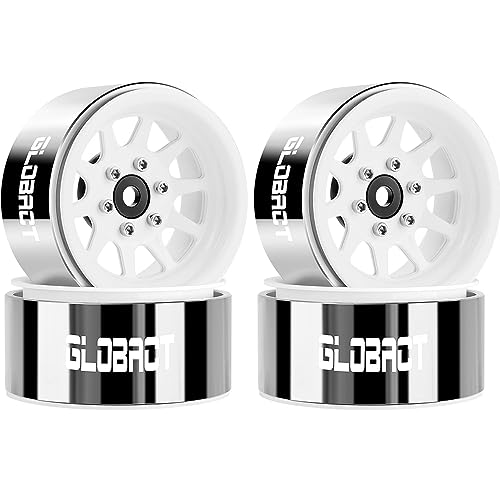 GLOBACT 1.9 Beadlock Wheels Rims RC Wheel Hub for TRX4 TRX6 SCX10