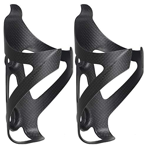 Porte-Bouteille Vélo Fibre De Carbone 3K Ultra Léger – 18g, Ouvert Latéral Droit