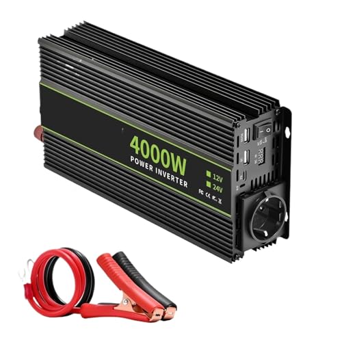 Convertisseur 24V 220V à ondes modifiées 4000W pour alimenter vos appareils sans prise