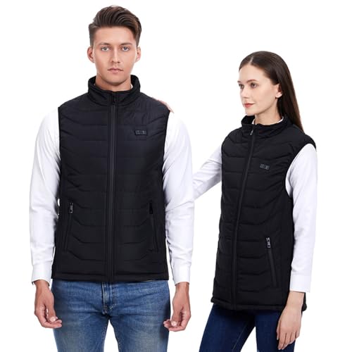 Gilet chauffant polaire sans manche pour la chasse la moto et les sports d'hiver
