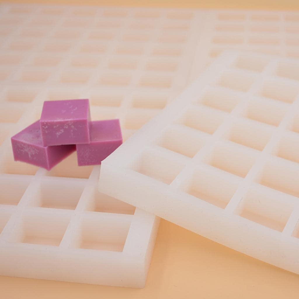 misppro Molde de silicona con 100 cavidades para caramelos, bandejas de chocolate y cubitos de hielo de grado alimenticio para hornear, chupitos de gelatina, dulces duros y manualidades
