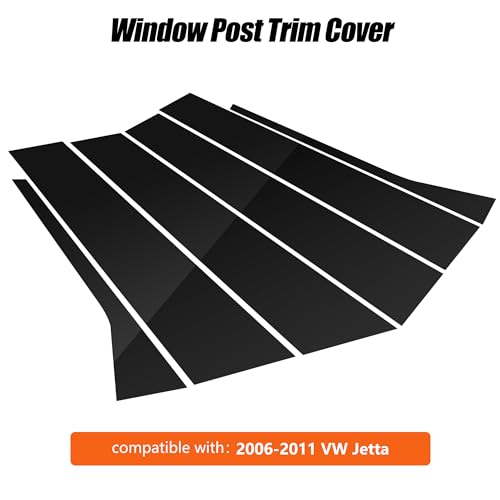 BASIKER Glossy Black Door Pillar Trim for 2006-2011 VW Jetta by BASIKER - Used condition - Image 7