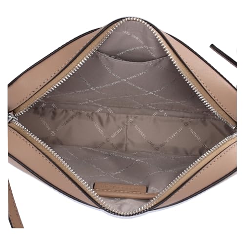 Michael Kors Jet Set Travel Large East/West Saffiano Leather Crossbody (Camel) - Image 8