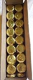 Chocolate Covered Cookies 100 Pieces Gold Foil