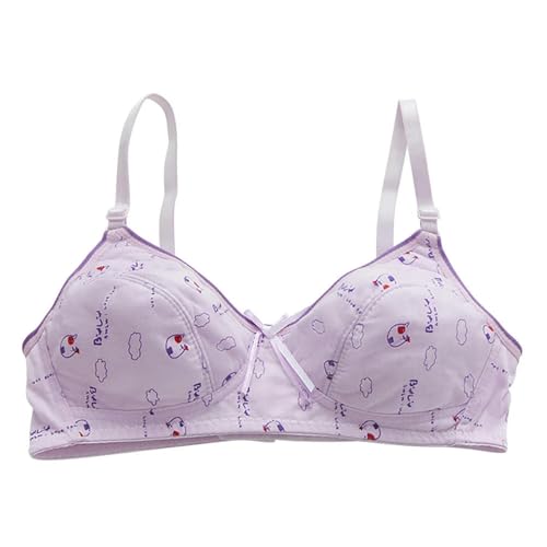 ZBDP - Bralette casual con diseño de nube, diseño de perros de dibujos animados, color caramelo, lindos brasieres para mujer, ropa deportiva de moda, busto pequeño