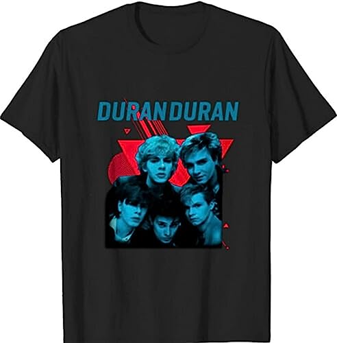 Photo de Duran -Duran T Shirt Funny Birthday Black Cotton Tee Vintage Gift for Men Women