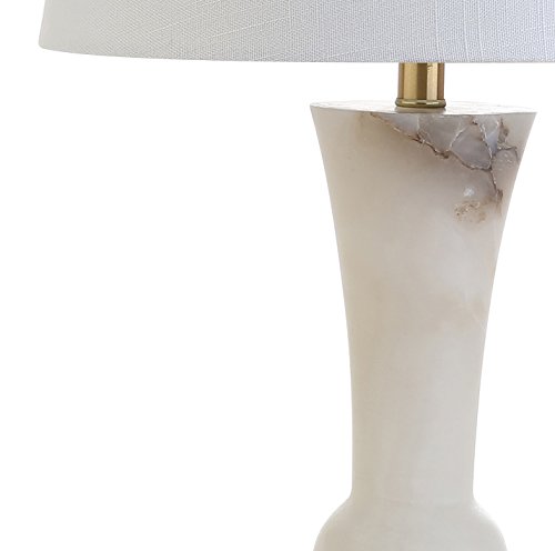 Jonathan Y JYL5021A Eliza 23 Inch Alabaster Led Table Lamp Glam Transitional Bedside Desk Nightstand Lamp thumb #4