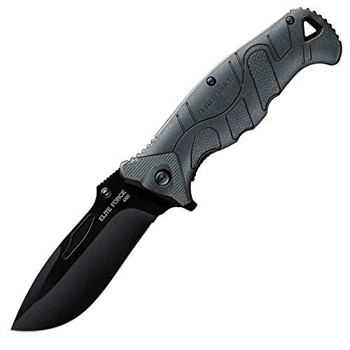 Tac Force TF-688CA Taschenmesser - Schwarz, Robust Mit Gürtelclip & Glasbrecher
