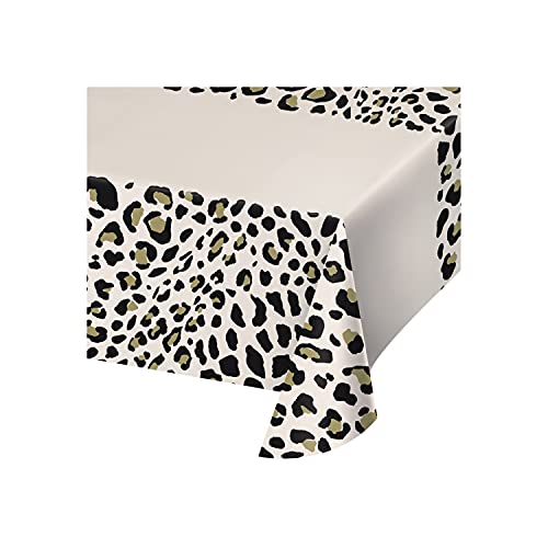 Leopard Paper Tablecloth, 1 ct