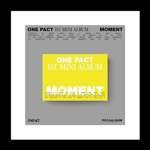 ONE PACT MOMENT 1st Mini Album POCA Version Package+Photostand+QR card+Photocard+Sticker+User guide+Tracking Sealedの商品画像