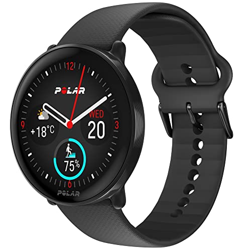 Polar Ignite 3 - GPS、睡眠分析、AMOLED スクリーン、24 時間年中無休の記録、心拍数、パーソナライズされたトレーニング、音声プロンプトを備えたアクティビティおよびウェルネス スマート ウォッチ