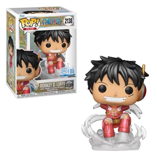 POP Monkey D. Luffy Metallic Funko Original 2138 (with Plastic Protection)