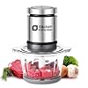 Kitchen in the box Mini Food Processors400W Powerful Mini Meat Grinder Food ChopperElectric Vegetable Chopper with One 3 Cup Bowl S Blades for MeatFishVegetableBaby Food3cup1bowl