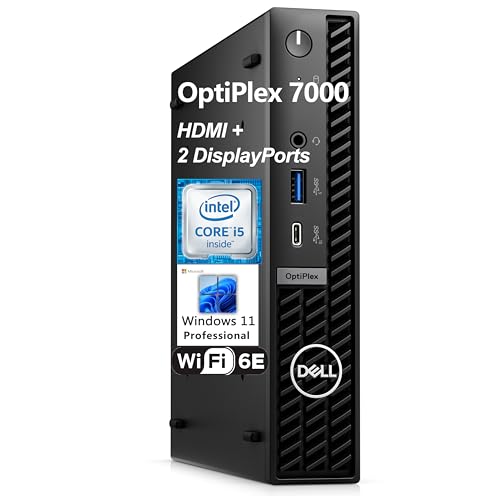 Dell OptiPlex 7020 �~�j�f�X�N�g�b�v�R���s���[�^�[�APro Micro Desktop Business PC�AIntel 6-Core i5-12500T (Beat i7-11700T)�A64GB DDR5 RAM�A1TB PCIe 