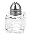 Juvale Set of 24 Mini Salt and Pepper Shakers (Glass and Stainless Steel, 0.5 oz)