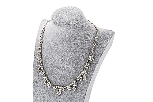 Polmart H3 Necklace Display Bust (Gray Velvet, 11 ⅞”H) by Polmart - Used condition - Image 7